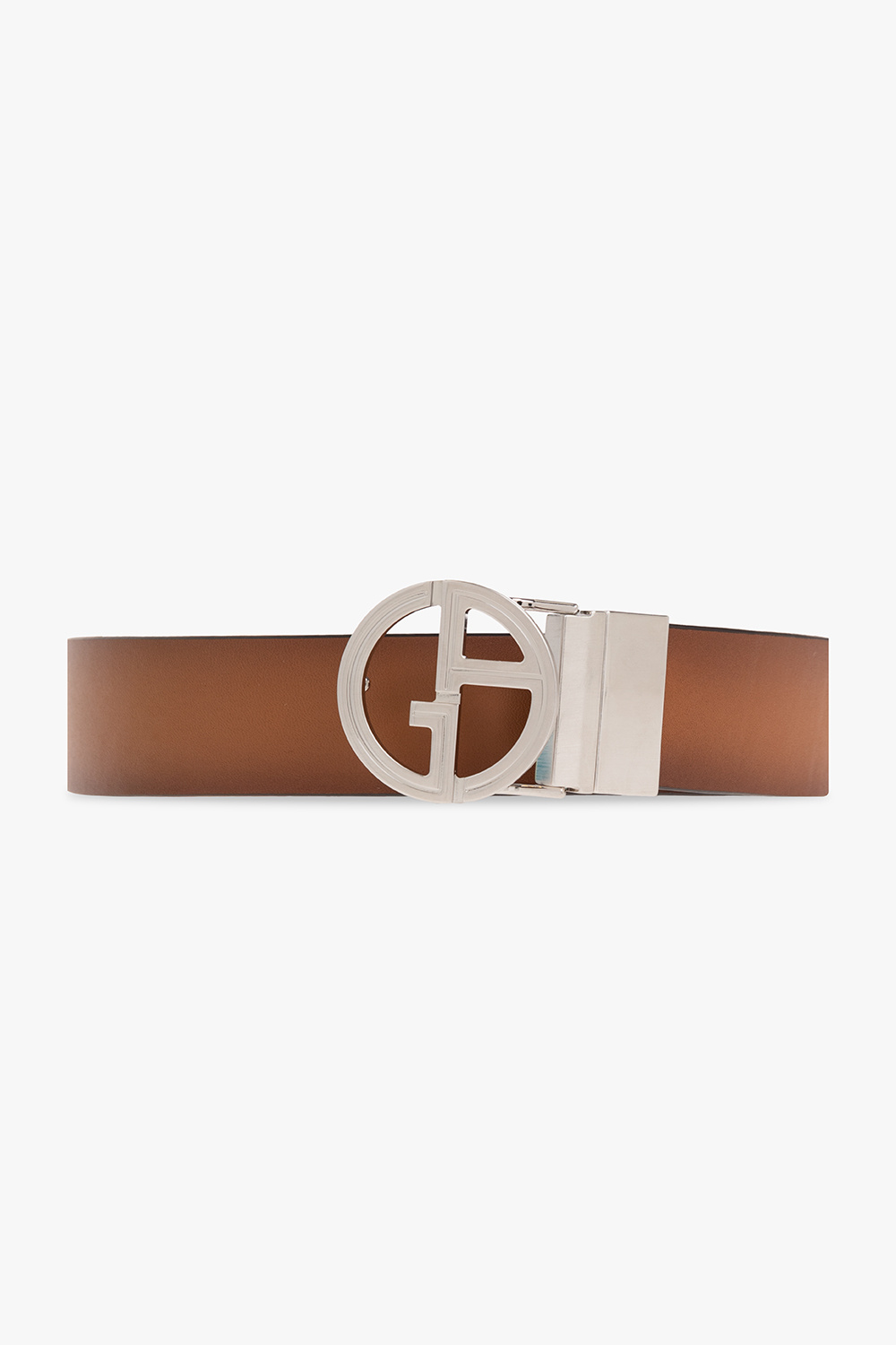 GenesinlifeShops CK Brown Reversible leather belt Giorgio Armani